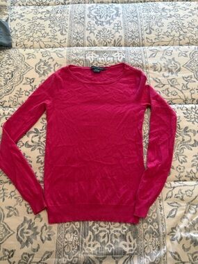 Ralph Lauren Bright Fuchsia Scoop Neck Sweater